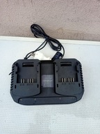 Powerbase Ładowarka 20V do AKUMULATORÓW PODWÓJNA