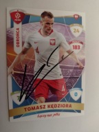 Karta panini autograf Polska Tomasz Kędziora PZPN