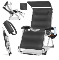 Leżak metal szary KESSER M43