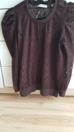 koronkowa bluzka czekoladowa _____38