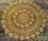 SERWETA OBRUS RĘCZNIE WYKONANY SZYDEŁKOWY HAND MADE RĘKODZIEŁO