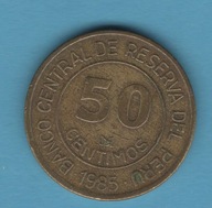 Peru 50 centymów, 1985