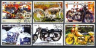 T.0902 Znaczki seria Motoryzacja MOTORY Harley I, modele, technika