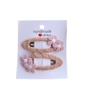 Spinki do włosów dla niemowląt dziewczynek kwiatki 2 szt.