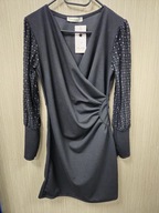 Sukienka mała czarna mini, blink blink r. S/M Italy !!!