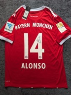 Koszulka Bayern Monachium 17/18 XABI ALONSO z autografem