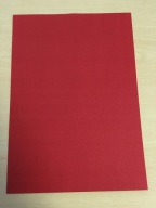OKŁADKA / CZERWONA PAPIEROWA DO BINDOWANIA A4 NOWA