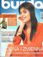 BURDA 3/2004 z wykrojami + Szycie krok po kroku wiosna/lato 2009 + wykroje