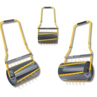 Walec ogrodowy do trawy aerator trawnika ubijak gleby ziemi 35L 50CM