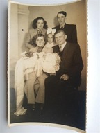 PRL rodzice chrzestni chrzest Gdańsk Nowy Port 1956 (791d)