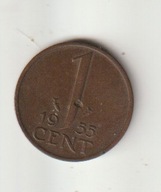 Holandia 1 cent 1955 ladny stan