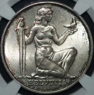 Szwajcaria - 5 Franków 1936 B - Fundusz Uzbrojenia - MS 65 - NGC - MENNICZE