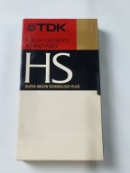 TDK HS E180 KASETA VIDEO VHS MAGNETOWID