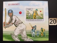 Sport , krykiet , Burundi MNH cięty