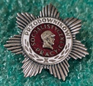 ODZNAKA PRZODOWNIK PRACY SOCJALISTYCZNEJ - PRL PROPAGANDA - ŚRUBA