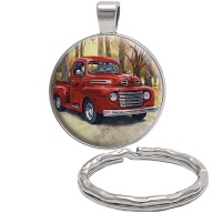 Brelok do kluczy/ka - Samochód - ozdobna zawieszka, plecak, portfel