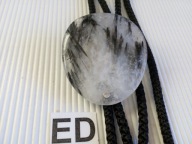 BLO 506 KRAWAT BOLO KAMIEŃ KWARC z TURMALINEM