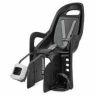 Fotelik rowerowy dziecięcy tylny czarny - Polisport Groovy FF