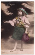 Dziewczynka Cyganka 1907r. Kolorowana 216L