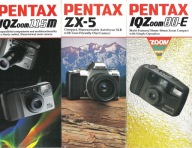3 x Katalog Prospekt Pentax E