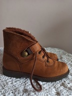 SCHAPURO SKÓRZANE BOTKI NA KOŻUCHU 5-38