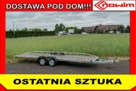 Przyczepa dłużyca lekka niehamowana DMC 750 kg dłużycowa platforma 2 osie