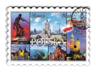 POLSKA ATRAKCJE Magnes na lodówkę pamiątka D337