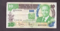 Kenia - banknot - 10 Shiling 1982 rok