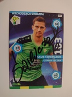 Karta panini autograf Górnik Łęczna sezon 15/16 Jakub Świerczok Gwiazda