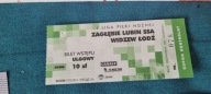 Bilet Zagłebie Lubin - - Widzew
