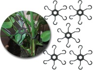 Podpora Do Roślin Podpórka Stabilizator Łodygi 10cm Czarny 5szt