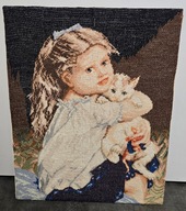 Ręcznie haftowany obraz