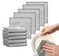 ŚCIERECZKI DRUCIANE STALOWE 10SZT MOCNE DO GARNKÓW PATELNI ZLEWÓW blikshop