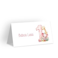 Winietki Personalizowane 6szt Urodziny Roczek Chrzest