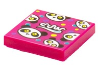 LEGO 3068bpb1536 TILE pandy 2x2 VIDIYO magenta 1szt Nowe