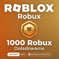 1000 ROBUX | ROBLOX | DOŁADOWANIE TWOJEGO KONTA | ROBUXY | POLSKA | GLOBAL