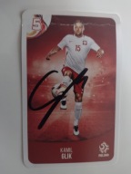 Karty panini autografy Polska Kamil Glik