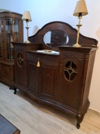 Piękna komoda ludwikowska z lustrem