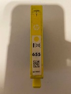 hp wkład tusz 655 yellow cz112a oryginał pusty