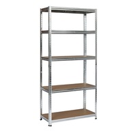 Regał magazynowy metalowy Thomas 180 x 90 x 40 cm max 175 kg na półkę garaż
