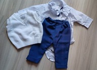 komplet do chrztu Mondi rozmiar 62 chłopiec