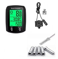 Licznik rowerowy z podświetleniem + !!! GRATIS końcówki linek 5szt. !!!