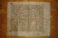 Frankfurt a/O. - Słubice, Gorzów, Międzyrzecz - mapa wojskowa 1932 r.