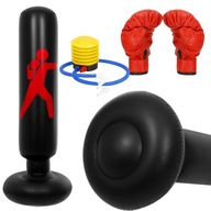 Zestaw Bokserski – Worek Treningowy Stojący 160 cm + Rękawice + Pompka