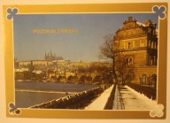 Praha - Panorama Hradcan, PRAGA - CZECHY, CZECHOSŁOWACJA