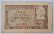 Banknot Generalna Gubernia 2 zł 1941 rok SERIA: AD