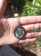 Naszyjnik anime - Potwór bez Imienia, Monster - rękodzieło, stal