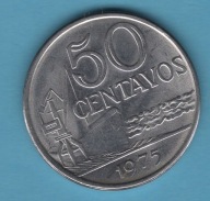 (1BZ23) Brazylia 50 centavo, 1975