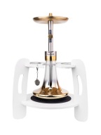 Mr.Eds Stolik Do Fajki Wodnej Shishy Sziszy Drewno naturalne - Biały