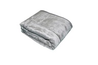 Koc Elway akryl 160 cm x 210 cm SZARY JASNY GŁADKI